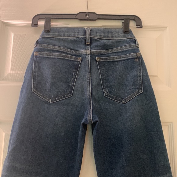 Madewell Classic Straight Jean, Washed Denim, Size 24 - Picture 7 of 8